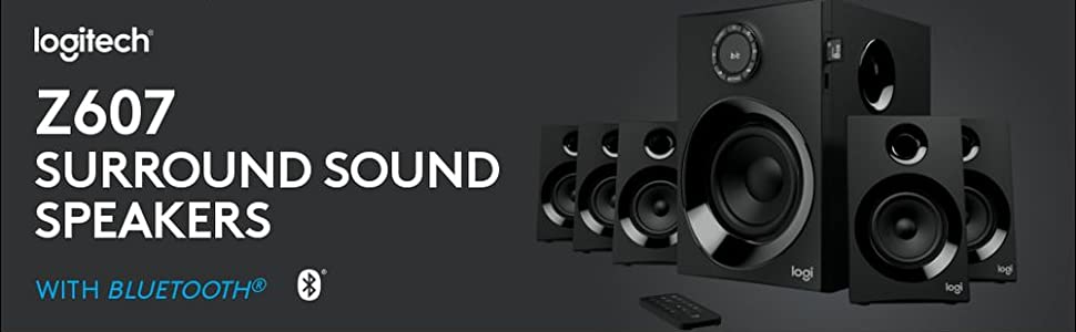 apotek Mountaineer Sindssyge Logitech Z607 5.1 Surround Sound Speakers